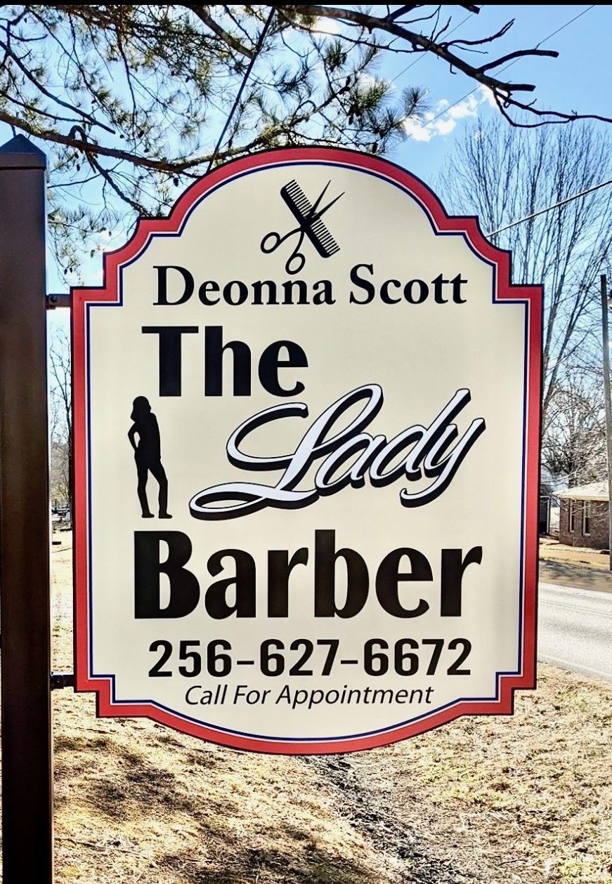 The Lady Barber Logo